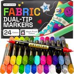 ARTISTRO 24 Dual-Tip Fabric Markers