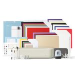 Cricut Explore® 5 Ultimate Bundle + Digital Content, Smart Cutting Machine with Heat Press for DIY Crafts, Vinyl Decals, T-Shirts, Full-Color Stickers & Cards