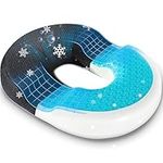 Donut Pillow Seat Cushion for Postpartum Pregnancy and After Surgery Sitting Relief,Tailbone Pain Car Seat Cushions for Pressure Relief,Cooling Gel Hemmoroid Seat Cushion for Office&Home Chairs