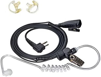 UAYESOK Covert - Auriculares de seguridad Walkie Talkie para Motorola XT420 XT460 CP040 GP300 DP1400 CLS1110 CLS1410 Hytera Radio con micrófono PTT de tubo acústico encubierto de aire
