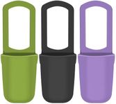 Universal Stroller Cup Holder,3Pcs Silicone Scooter Cup Holder,Bike Water Bottle Holder,Removable Bottle Holder,Outdoor Cup Portable Holder for Stroller,Bicycle,Scooter Bottle Mount for Kid Adult