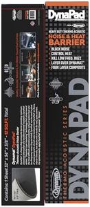 Dynamat DynaPad Isolation Automobile Robuste – Kit d'amortissement du Bruit et de la Chaleur pour Plancher de Voiture, réduit Le Bruit de la Route, Facile à Installer, 81,3 x 137,2 x 0,9 cm, 1,3 m²