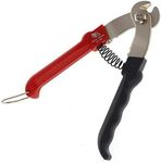 Bikehand Heavy Duty - Stainless Steel Cable Wire - Cutter Scissors Repair Tool - Bike Bicycle Brake Shifter MTB Cable, Small Hard Wire - Crimper - Very Clean Cut