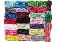 YYCRAFT 50 Pcs Elastic Crochet Head