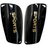 SZXMDKH Football Shin Guards, Shin Guards Pads, Youth Boys Girls Shin Pad Sleeves for Football Games, EVA Cushon Protection Reduce hit & Injuries(Black), M