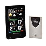 Wireless Colour Weather Station (Premium Quality/HD Display) Radio Controlled Clock (UK 2023 Version) Indoor Outdoor Temp Humidity Max Min with 24 Hour Auto Reset