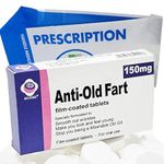 Anti Old Fart OAP Sweets Joke Prank Pill Tablet Box - Gift Ideal Present for Him Husband Boyfriend Dad Men Uncle Funny Valentines Retirement 40th 50th 60th 70th 80th Birthday Fathers Day.