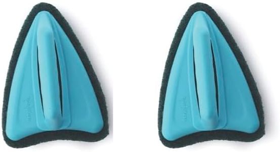 Sparkmate by Crystal Bathroom Brush with Abrasive Scrubber for Floor/Tile Cleaning (Pack of 2), Assorted