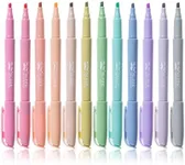 Mr. Pen- Highlighters, 12 Pack, Chisel Tip, Highlighters Pastel Colors, Colored Highlighters, Highlighter Pen, Highlighters No Bleed, Highlighter Set, Colorful Highlighters