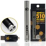 Vape Pen Battery Twist Pen for 510 Thread Cartridges for CBD and Thick Oils Variable Voltage Honeystick Premium Quality Vaporizer CBD Vape Pen Set No Nicotine