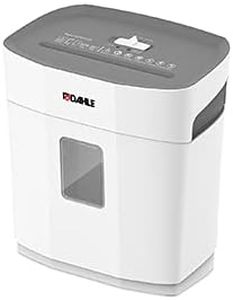 Dahle PaperSAFE 120 Paper Shredder (8 Sheets, Oil-Free, Jam Protection, Cross-Cut, for Home-Office) Grey,36.6 x 34.7 x 21.7cm