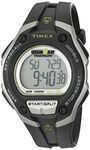 Timex Men's T5K412 Quartz Watch with LCD Dial Digital Display and Black Resin Strap