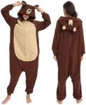 Wishliker Unisex Adult Onesie Bear 