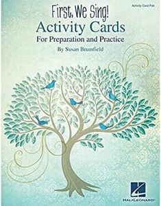 Hal Leonard First, We Sing! Activity Cards Book for Preparation and Practice