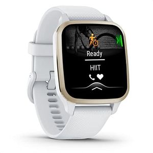 Garmin Venu Sq 2, White/Cream Gold