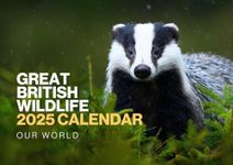 British Wildlife Calendar 2025 UK - Large 12 Month 2025 Calendar Month to View Wildlife Calendar 2025-2025 Wall Calendar UK Made by Our World