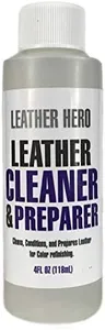 Leather Hero Cleaner & Restorer - Leather Cleaner for Shoes - Leather Cleaner & Conditioner for Leather Bags, Shoes, Wallets, Purses & Furniture - 4oz (Makes 16oz)