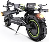 isinwheel Electric Scooter,1000W Motor Electric Scooter Adult, 60KM Long Range, 45KM/H Top Speed, 10" Off-Road Tires, Dual Shock Absorbers Foldable E Scooter for Adults, Max Load 330LBS