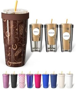 Frost Buddy Togo Buddy 30 oz Stainless Steel Vacuum Insulated Tumbler To Go Coffee Cup – Iced Coffee Cups, Iced Coffee Sleeve, Travel Mug, Thermal Cup for Hot & Cold Drinks, Dunkin Cup (Giddy Up)