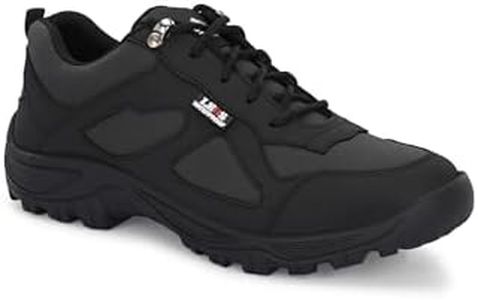 Leo's Fitness Shoes Men's Light Weight Waterproof Casual Shoes for Trekking,Hiking & Other Casual Purpose Grey,10 UK