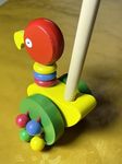 A to Z Hub Kids/Baby Pushing Toys Baby Walking Toys Infant Toddler Walker Toddler Wooden Push Toy/Early Walking Toy (Style 5)