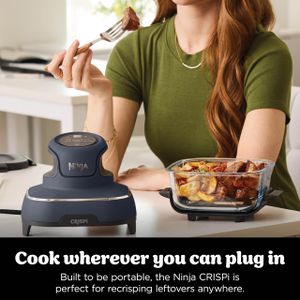 Ninja CRISPi 3.8L Air Fryer – Blue Compact Healthy Cooker