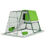 Omlet Raised Chicken Coop Go Up | Easy to Clean Plastic Chicken Tractor | Maintenance Free, Predator Proof & robust design | Weatherproof Hen House | Coop with 2m run