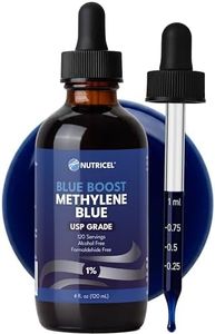 Nutricel Supplements Methylene Blue Boost Liquid 1% Solution - Trusted Made in America - (USP Grade) - Third Party Tested (4 oz)