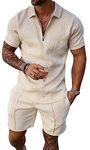 Sweatsuit For Men 2 Piece Polo