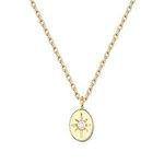 PAVOI 14K Gold Plated Charm Necklac