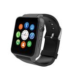 LENCISE New Smart Watch Fashion Wrist Smartwatch Heart Rate Monitoring Touch with Camera Waterproof for IOS Android Phone Mate