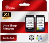 YATUNINK 245XL 246XL Combo Pack Compatible for Canon 245XL 246XL Combo Pack Works with Canon MX490 MX492 TR4520 TR4522 MG2500 MG2522 TS3100 TR4500 (Black, Tri-Colour) 2PK