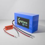 GRAPHENE 12 Volt 100AH Lithium Ferro Phosphate Inverter Battery, Solar Compatible, Back Up More Than 180AH Lead Acid Battery, Long Life Up to 20 Years, Works with Any Normal Inverter, 5 Years Warranty