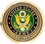 United States Army Retired USA A Career of Service to The Nation Challenge Coin