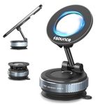 Sounce Universal Magnetic Phone Mount with 360° Rotation and Cup, Designed for Hands-Free Use in Cars, Home Gyms, Mirrors, and Showers, Compatible with All Smartphones – Extended
