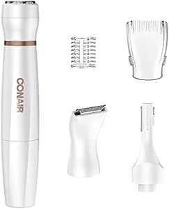 Conair All-In-1 Facial Hair Removal for Women, Cordless Electric Trimmer, Perfect for Face, Ear/Nose, Eyebrows, and Bikini Lines