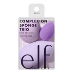 e.l.f. Complexion Sponge Trio, 3 sizes of soft, multi-use make-up sponges for versatile application. Latex-free, vegan and cruelty-free.