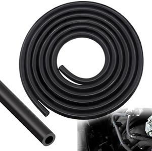 Taiss 6.6FT Vacuum Hose Automotive,3/8"(10mm) High Performance 130PSI Vacuum Lines Automotive High Temperature Silicone Vacuum Tube(Black).