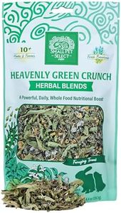 Small Pet Select - Heavenly Green Crunch Herbal Blend, a Natural Herbal Treat for Rabbits and Guinea Pigs, 4.4oz