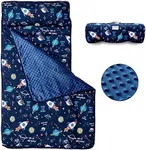 beeweed Toddler Nap Mat, Rollup Des