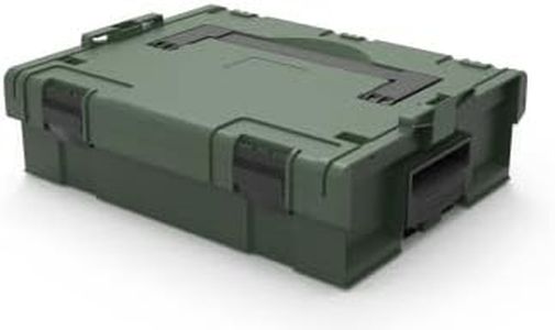 Cheston High Grade Plastic Tool Box for Tools I Tool Kit Box for Garage and Home/Tool Box Without Tools I Professional Stackable Boxes with Interlocking System with One-Click (SMALL)