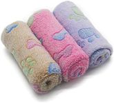 1 Pack 3 Puppy Blankets Super Soft 