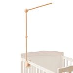 Crib Mobile Arm - 27 Inch Mobile Arm for Crib Wooden Mount Mobile Hanger for Baby Nursery Decor ( Crib Mobile Holder )