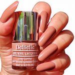 DeBelle Gel Creme Finish Nail Polish Toffee Rose (Choco Brown), 8 Ml - Enriched With Natural Seaweed Extract, Cruelty Free, Toxic Free