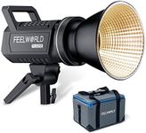 FEELWORLD FL225B 2700K~6500K Bi-Color Video Studio Light 225W Continuous Lighting CRI96+ TLCI97+ 64500lux@1m for Film, Live Streaming, Videography, Photography, Wedding, Interview