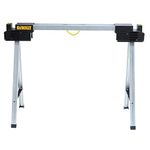 DEWALT Metal Folding Sawhorse, Portable Workstand, 2000 Lb Load Capacity, Lock & Stackable (DWST11155)