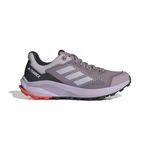 adidas Women's Terrex Rider Gore-TEX Trail Running Shoes, preloved fig/Silver Dawn/Orange, 4 UK