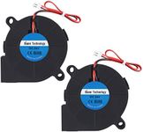 Diann 2pcs 5015 3D Printer DC 24V Brushless Blower Cooling Fan Turbine Turbo 50x15mm for RepRap i3 CR-10 and Other Small Appliances Repair Replacement