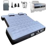 Umbrauto Truck Bed Air Mattress for 6-6.5ft,Full Size Short Beds Truck Bed Mattresses, Inflate and Deflate with Rechargeable Built-in Air Pump