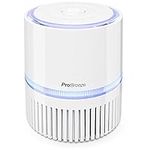 Pro Breeze® 3-in-1 Mini Air Purifier with True HEPA Filter and Ioniser, Personal Desktop Air Cleaner with Night Light For Home or Work Allergies, Smoke, Dust, Pollen and Pet Dander